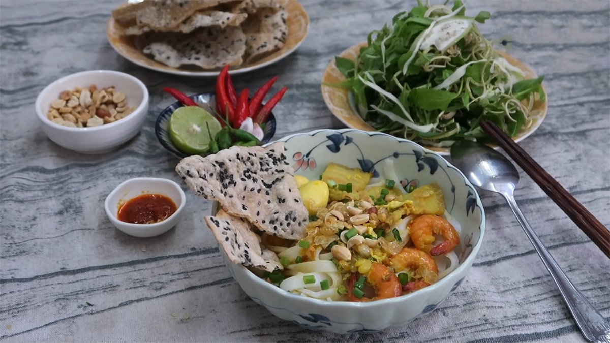 Mì Quảng - Món ăn quen thuộc của người dân miền Trung